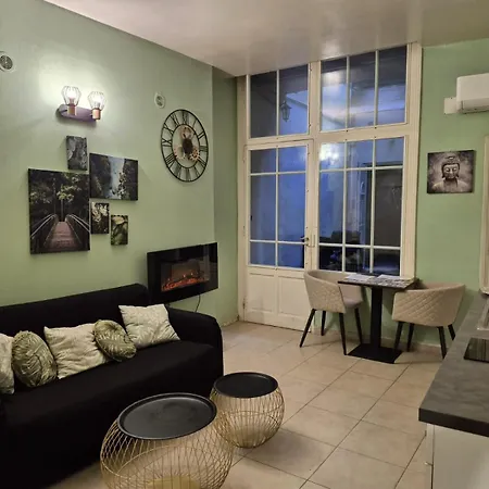 Et Sauna Privatif - Terrasse - Proche Cite Medievale דירה קרקסון