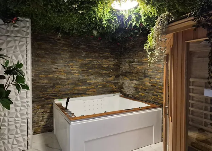 Et Sauna Privatif - Terrasse - Proche Cité Médiévale Apartamento